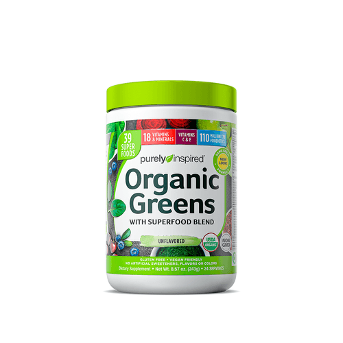 ORGANIC GREENS UNFLAVORED 243GR