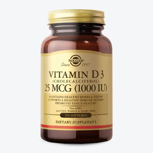 Vitamina D3 25MCG (1000IU) 100 SOFTGELS