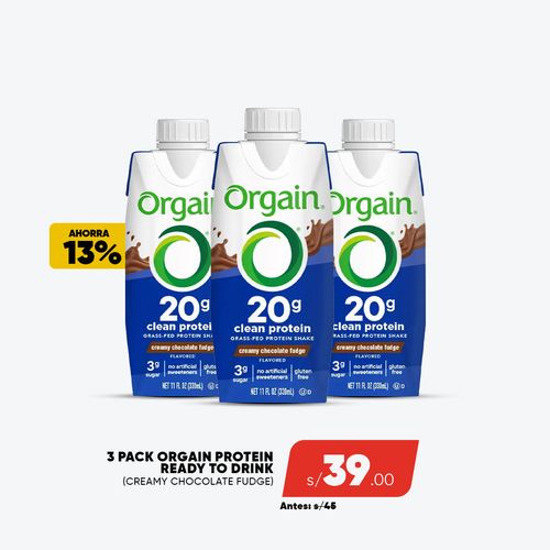 PACK ORGAIN RTD CREAMY CHOCOLATE