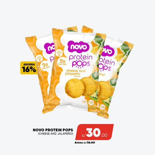PACK 3 NOVO WAFER CHEESE AND JALAPEÑO