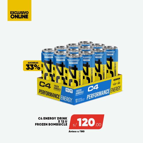 PACK C4 ENERGY 12 FROZEN