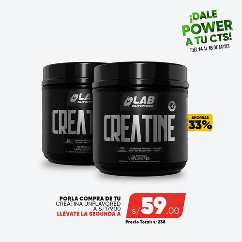 PACK 2 CREATINA BLACK DIAMOND 500G