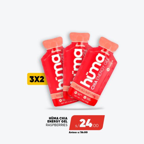 PACK 3X2 GEL HUMA RASBERRIES
