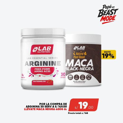 PACK ARGININA + MACA