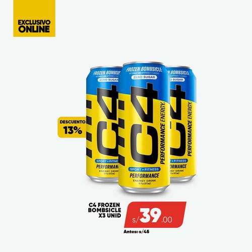 PACK C4 ENERGY 3 FROZEN BOMBSICLE