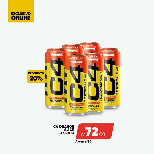 PACK C4 ENERGY 6 ORANGE
