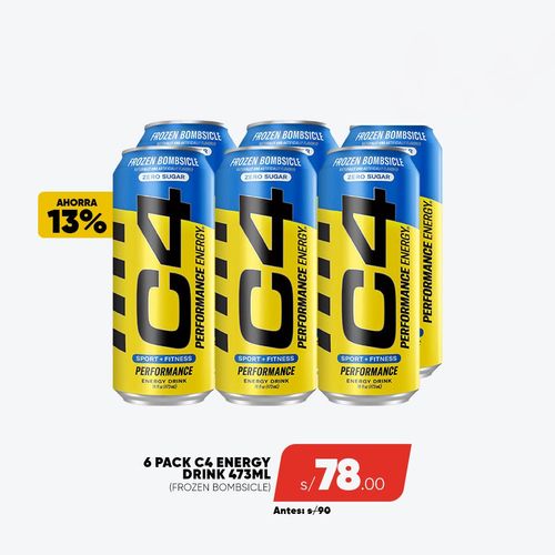 PACK C4 ENERGY 6 FROZEN BOMBSICLE